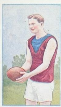 1921 J.J.Schuh Magpie Cigarettes Victorian League Footballers #NNO Bill McGilvray Front